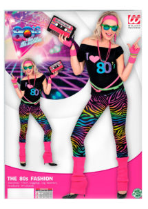 déguisement années 80, costume années 80, legging années 80