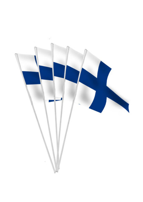 drapeaux de la Finlande, drapeaux Finlande, drapeaux euro, drapeaux finlandais, drapeaux de table, drapeaux à agiter, Drapeau de la Finlande x 10, Drapeaux de Table