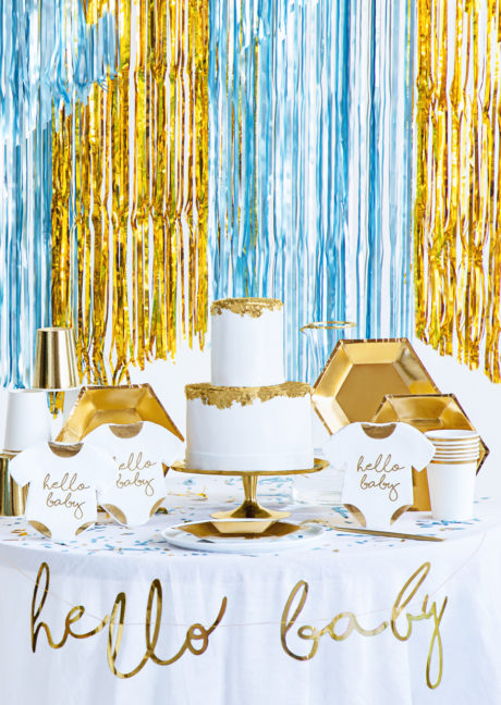 vaisselle jetable, gobelets en carton, vaisselle baby shower, vaisselle anniversaire, Vaisselle Blanche, Gobelets Blancs et Borure Dorée