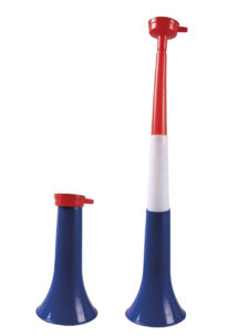 vuvuzela, corne de brume, trompe de stade, Vuvuzela de Supporter France