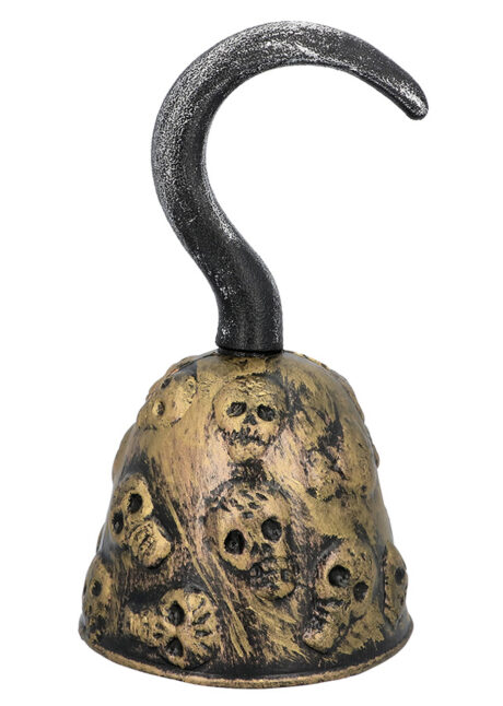 crochet de pirate, accessoire pirate déguisement, accessoire déguisement de pirate, faux crochet de pirate, accessoire capitaine crochet, Crochet de Pirate, Effet Vieilli