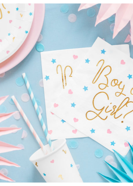 GOBELETS-BABYSHOWER-REVELATIOIN-KP44-2, Vaisselle Baby Shower, Gobelets Révélation