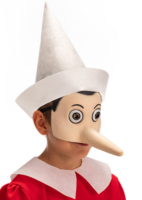 Masque de pinocchio, masque pinocchio, Masque de Pinocchio en Latex, Demi Visage