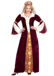 déguisement médiéval femme, déguisement robe médiévale, costume princesse, Déguisement de Princesse Médiévale, Reine