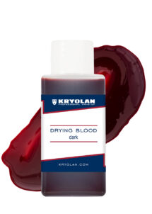 faux sang kryolan, faux sang réaliste, faux sang blessures, faux sang halloween, Faux Sang Drying Blood, Foncé, Kryolan