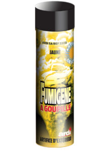 fumigène jaune, fumigène goupille, fumigènes paris, fumigènes, Fumigène Jaune, à Goupille, 1 mn