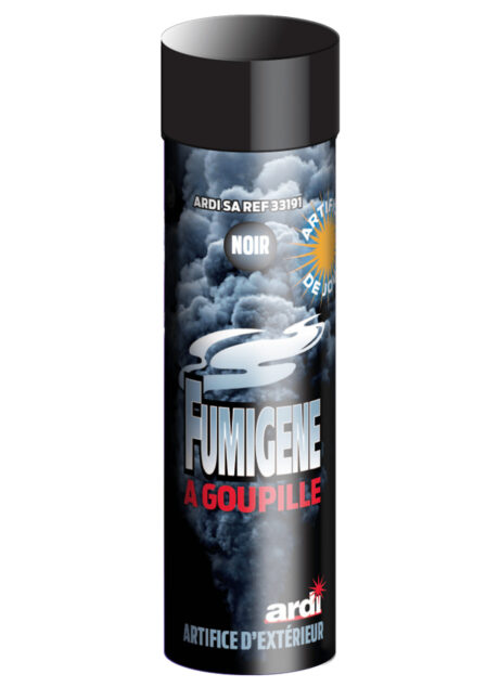 fumigène noir, fumigène goupille, fumigènes paris, fumigènes, Fumigène Noir, à Goupille, 1 mn