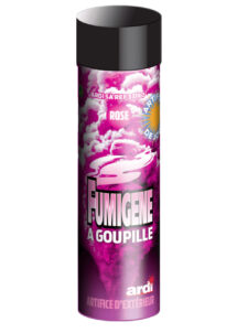 fumigène rose, fumigène goupille, fumigènes paris, fumigènes, Fumigène Rose, à Goupille, 1 mn