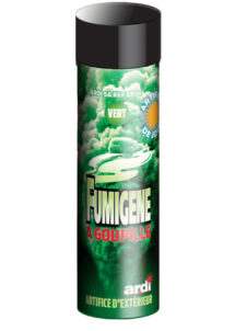 fumigène vert, fumigène goupille, fumigènes paris, fumigènes, Fumigène Vert, à Goupille, 1 mn