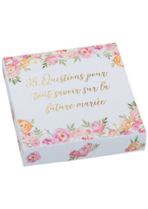 jeu de questions EVJF, boite de jeux spécial evjf, bride to be