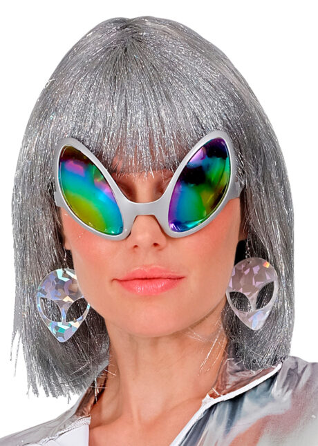 Lunettes Alien, lunettes futuristes, accessoire futuriste, Lunettes Alien, Holographiques