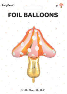 ballon champignon, ballons hélium, ballon aluminium