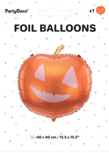 ballon citrouille, ballon aluminium, ballon hélium, ballon halloween