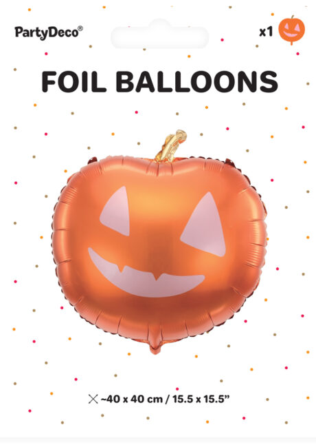 ballon citrouille, ballon aluminium, ballon hélium, ballon halloween, Ballon Citrouille, en Aluminium