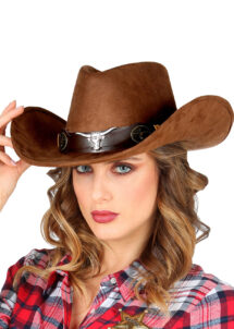 chapeau de cowboy marron, chapeau cowboy, Chapeau de Cowboy Dallas, Luxe