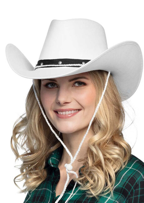 chapeau de cowboy blanc, chapeau cowboy, Chapeau de Cowboy Wichita, Blanc
