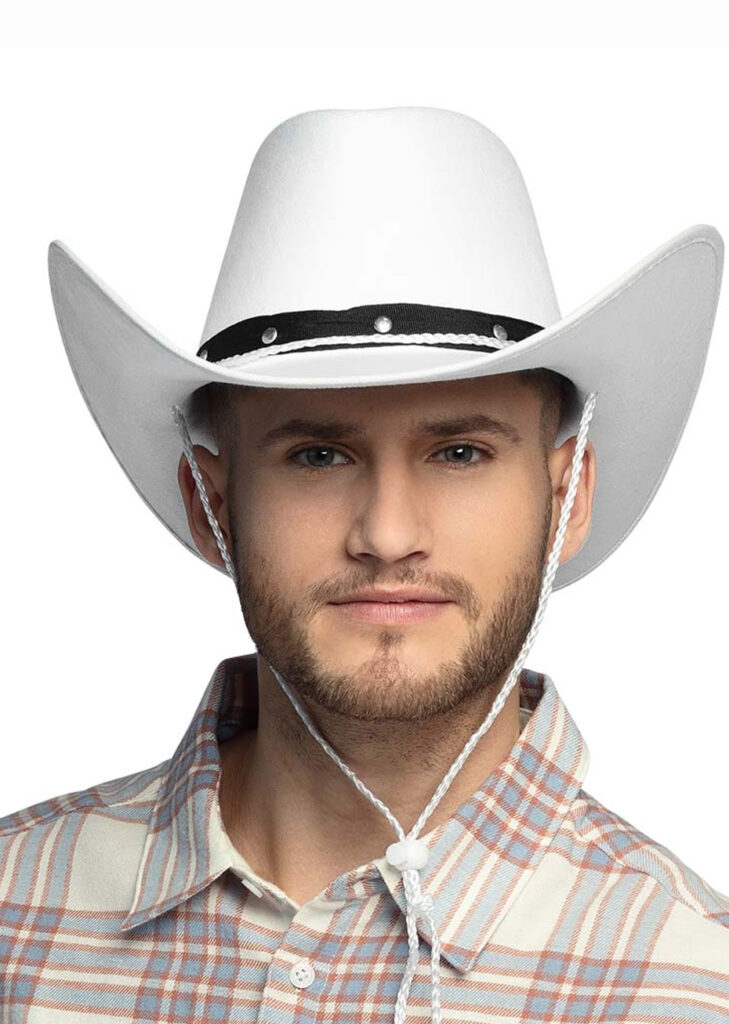 Chapeau De Cowboy Boland Wichita - Feutre Noir Style Far West - Déguisement Sheriff
