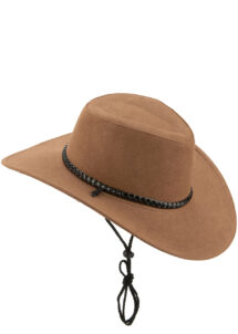 chapeau cowboy marron, chapeau cowboy suédine