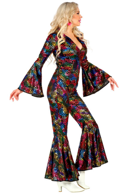 déguisement disco femme, combinaison disco, déguisement années 70, Déguisement Disco, Combinaison Tourbillons 70