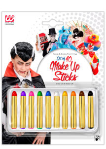 crayons à maquillage, crayon gras à maquillage, crayon gras maquillage, crayon à maquillage déguisement, maquillage déguisement, crayon maquillage halloween, crayon maquillage fête, crayon maquillage gras, palette crayons maquillage