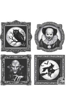 stickers, autocollants, décorations halloween, décos halloween
