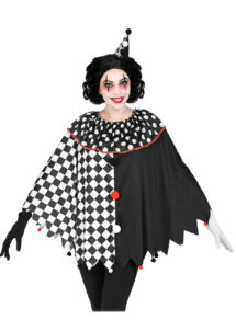 déguisement de pierrot femme, costume pierrot femme, déguisement femme, costume pierrot sexy femme, déguisement pierrot adulte, déguisement pierrot sexy, déguisement top gun femme, déguisement cirque adulte, cape arlequin, poncho