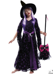déguisement de sorcière enfant, déguisement halloween fille, déguisement halloween enfant, déguisement sorcière halloween enfant, déguisement sorcière halloween fille, costume halloween enfant, costume sorcière fille, Déguisement de Sorcière Céleste, Fille