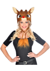 chapeau de renne, accessoire de renne, chapeaux animaux, chapeaux humour, chapeaux de noël, chapeaux d'animaux