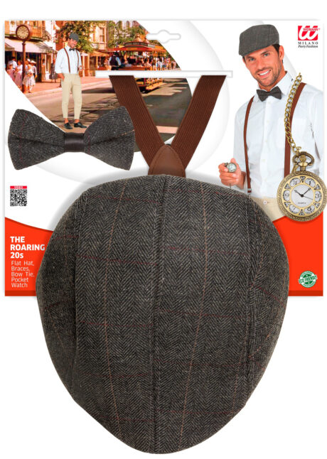 Accessoires Gatsby, Ensemble avec Casquette - Aux Feux de la Fête