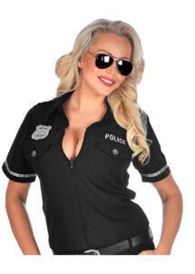 déguisement police femme, chemise police femme, costume policière