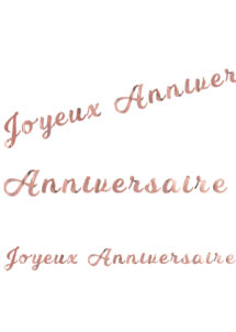 guirlande anniversaire, guirlande joyeux anniversaire, guirlande anniversaire rose gold, Guirlande Anniversaire, Joyeux Anniversaire, Rose Gold