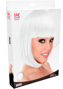 perruque blanche, perruque cheveux blancs, perruque blanche pour femme