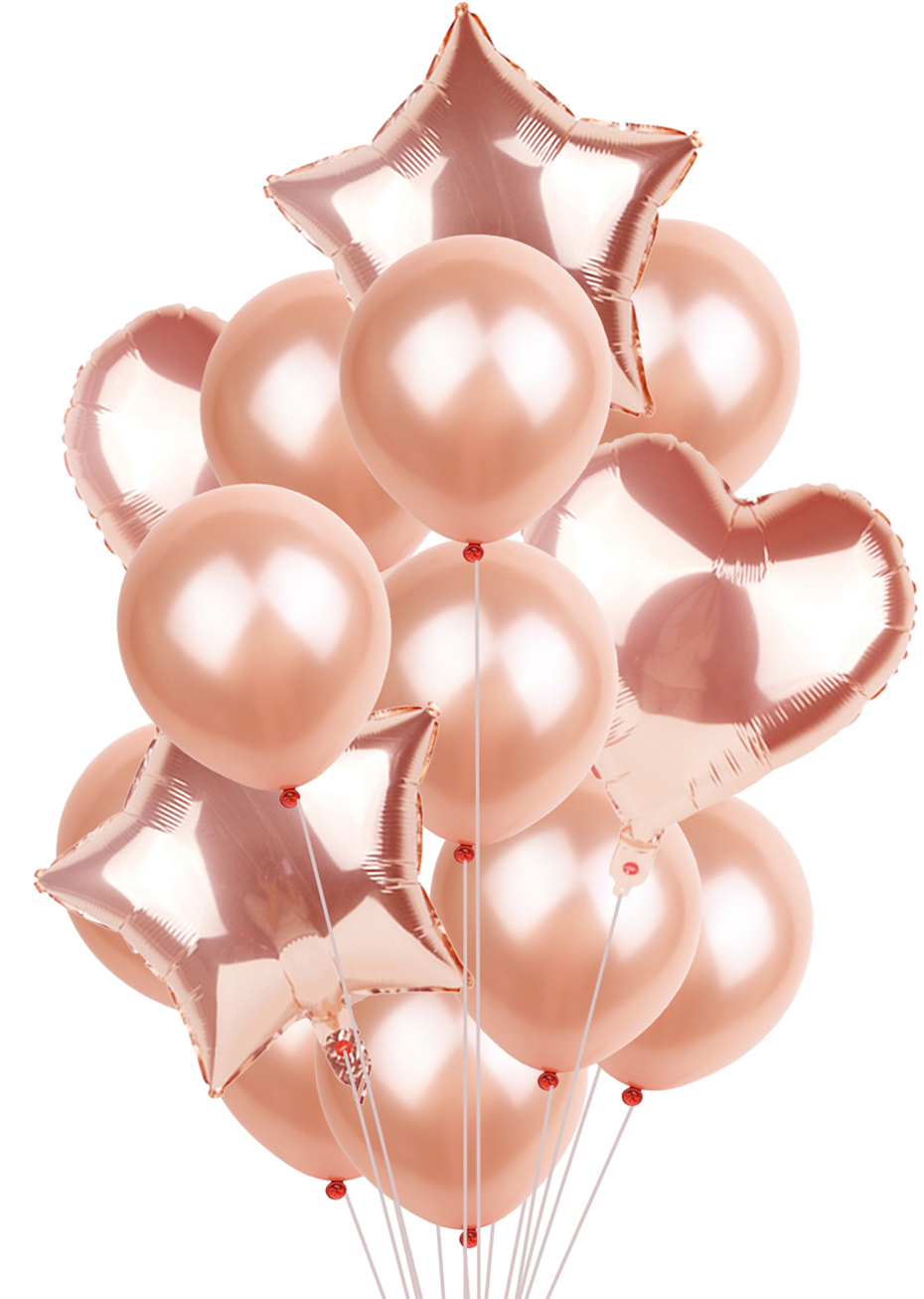 Bouquet de ballons Retro rose