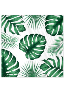 serviettes en papier, serviettes jetables, serviettes anniversaire, décorations jungle tropicale, vaisselle anniversaire