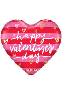 ballon saint Valentin, ballon coeur happy Saint Valentin, ballon coeur aluminium