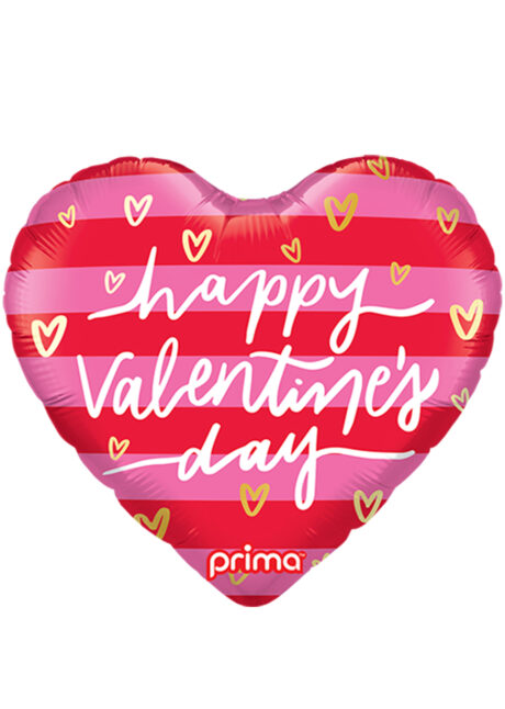 ballon saint Valentin, ballon coeur happy Saint Valentin, ballon coeur aluminium, Ballon Coeur, Happy Valentine’s Day, en Aluminium