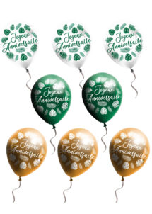 ballons anniversaire, ballons anniversaire jungle, décorations tropicales, ballons de baudruche anniversaire