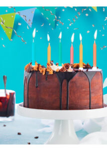 BOUGIES ANNIVERSAIRE, BOUGIES MULTICOLORES