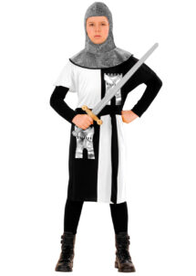 déguisement de chevalier enfant, costume de chevalier garçon, déguisement chevalier garçon, Déguisement de Chevalier Guerrier Médiéval Blanc, Garçon