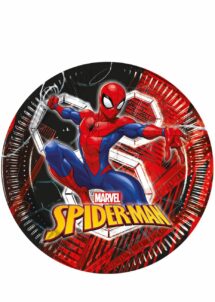 assiettes anniversaire spiderman, assiettes thème spiderman