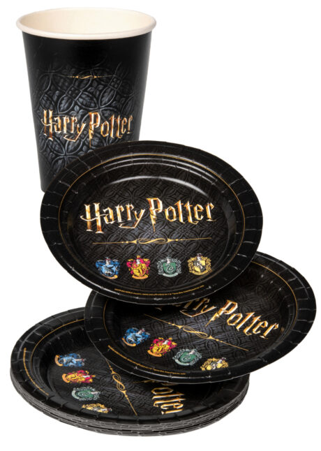 assiettes Harry Potter, gouter d'anniversaire Harry Potter, vaisselle Harry Potter, anniversaire Harry Potter, Vaisselle Harry Potter Poudlard, Assiettes 23 cm
