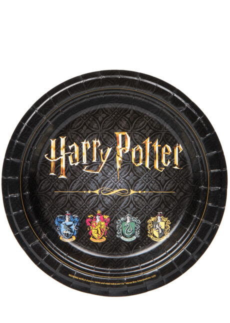 assiettes Harry Potter, gouter d'anniversaire Harry Potter, vaisselle Harry Potter, anniversaire Harry Potter, Vaisselle Harry Potter Poudlard, Assiettes 23 cm