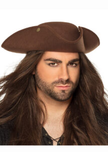 chapeau tricorne, chapeau pirate, chapeau marquis