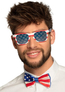 lunettes drapeau américain, accessoire américain déguisement, accessoire états unis déguisement, lunettes drapeaux, lunettes de supporter déguisement, lunettes de déguisement, Lunettes Drapeau Américain, Etoiles