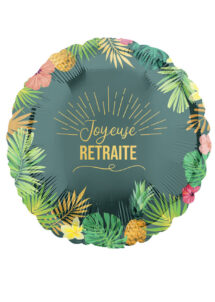 ballon retraite, ballon joyeuse retraite, ballon hélium retraite, décorations retraite, Ballon Joyeuse Retraite, en Aluminium