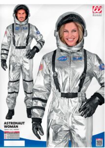 déguisement astronaute, costume d'astronaute, casque astronaute, Déguisement Astronaute Argent avec Casque Souple