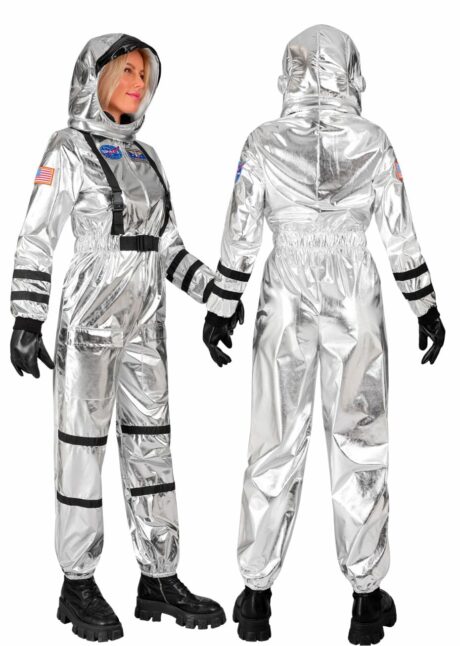 déguisement astronaute argent, déguisement astronaute avec casque, Déguisement Astronaute Argent avec Casque Souple