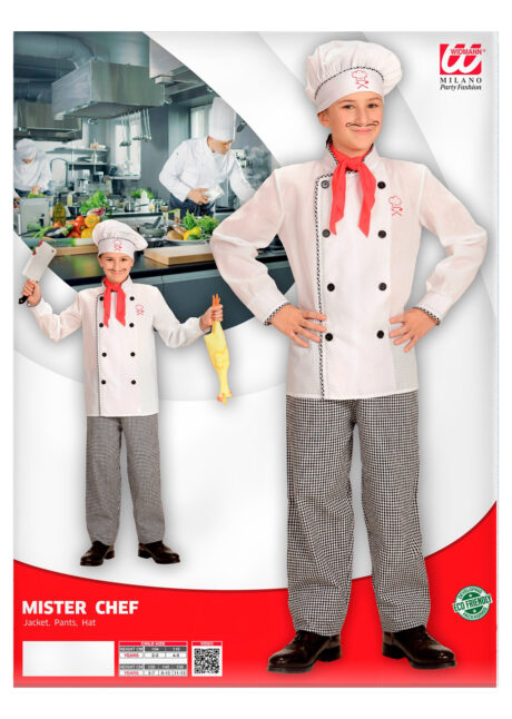 déguisement de cuisinier, costume cuisinier enfant, déguisement top Chef, costume cuisinier, Déguisement de Cuisinier, Garçon