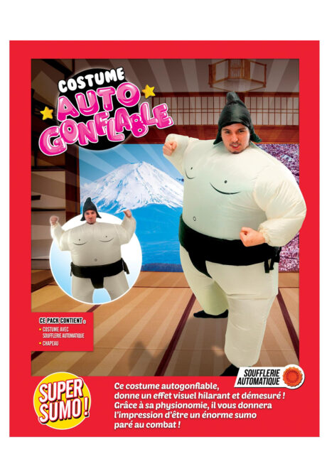 déguisement gonflable, costume gonflable, déguisement sumo, Déguisement Gonflable, Sumo Japonais