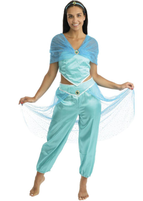 déguisement de Jasmine, déguisement de danseuse orientale, princesse orientale, Déguisement Danseuse Orientale, Jasmine Bleue